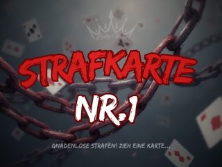 Strafkarte #1 "Der stille Schrei" 1 Karte. 1 gnadenlose Strafe. 0 Ausreden. Du hast versagt. Du weißt es. Ich weiß es! Jetzt bleibt nur noch eins: Ziehe eine Karte und nimm deine Strafe an, wie ein gehorsamer Sklave! Jede meiner Karten ist böse, demütigend, schmerzhaft und vielleicht auch peinlich ... aber auf jeden Fall pure Macht! Auf dem PC/Handy öffnen und sofort ausführen! Keine Diskussion. Kein „aber Herrin“. Nur du, die Karte und die Gewissheit, dass ich genau weiß, wie du gerade leidest. Zieh eine Karte und wähle deine Strafe selbst… oder lass mich entscheiden! Jetzt kaufen → Sofort-Download → Sofort-Leiden